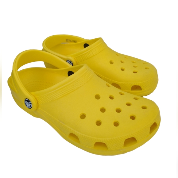 Crocs Classic Yellow Women's Shoes - Picture 6 of 9